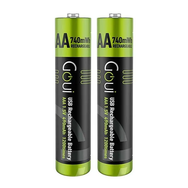 GOUI PILE RECHARGEABLE AAA BATTERIE (2PCS) Noir