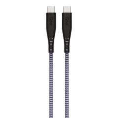 GOUI FLEX CABLE TYPE C vers TYPE C (1,5 m) 60W Bleu Foncé