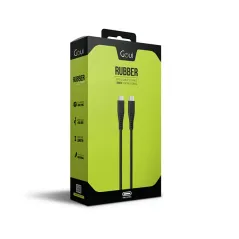 GOUI SILICON CABLE TYPE C vers TYPE C (1,5m) 60W Noir