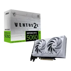 MSI GeForce RTX 5060 8G VENTUS 2X OC Blanc - Carte graphique