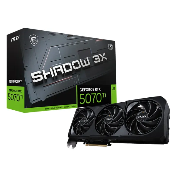 MSI GeForce RTX 5070 Ti 16G SHADOW 3X OC BULK