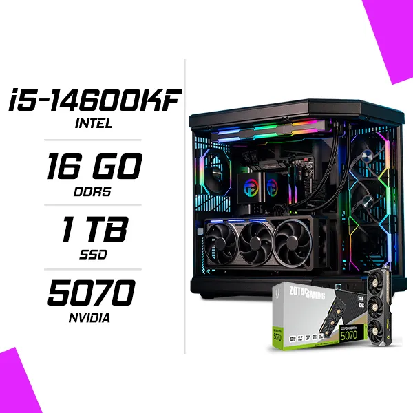 PC Gamer Intel i5-14600KF RTX 5070 12G