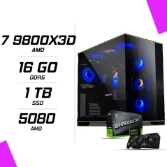 PC Gamer AMD Ryzen 7 9800X3D MSI RTX 5080 16G