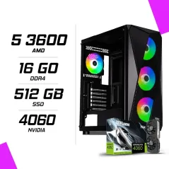 PC Gamer AMD Ryzen 5 3600 RTX 4060 8G