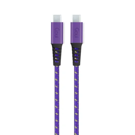 GOUI FLEX FASHION CABLE TYPE-C vers TYPE-C (1,5m) 60W Violet Jaune