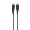 GOUI FLEX FASHION CABLE TYPE-C vers TYPE-C (1,5m) 60W Bleu Jean