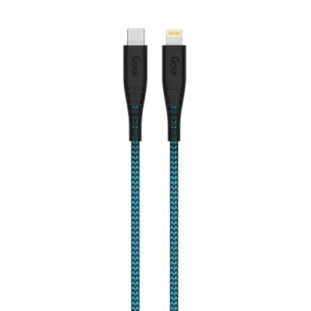 GOUI FLEX CÂBLE iPhone LIGHTNING vers TYPE-C (1,5m) 60W Bleu Clair