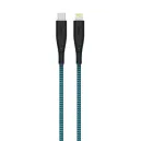 GOUI FLEX CÂBLE iPhone LIGHTNING vers TYPE-C (1,5m) 60W Bleu Clair
