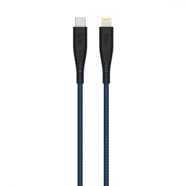 GOUI FLEX CÂBLE iPhone LIGHTNING vers TYPE-C (1,5m) 60W Bleu Foncé