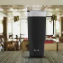 GOUI TUMBLER TASSE EN ACIER INOXYDABLE AVEC POIGNÉE Noir