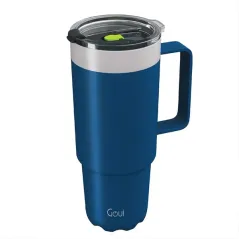 GOUI TUMBLER TASSE EN ACIER INOXYDABLE AVEC POIGNÉE Bleu