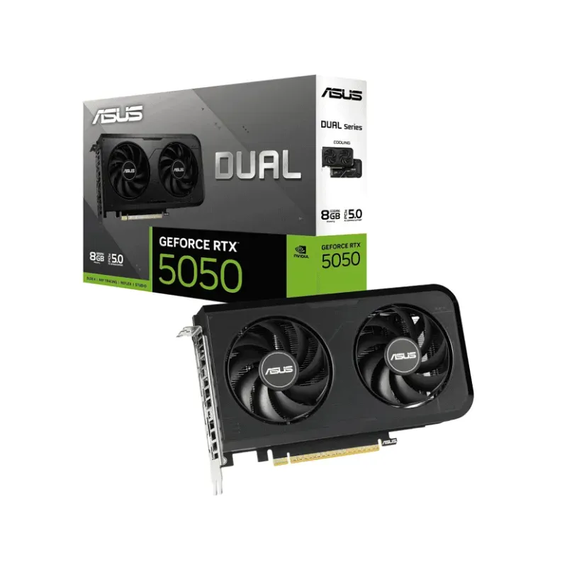 ASUS DUAL GeForce RTX 5050 8GB GDDR6 OC Edition ASUS DUAL GeForce RTX 5050 8GB GDDR6 OC Edition