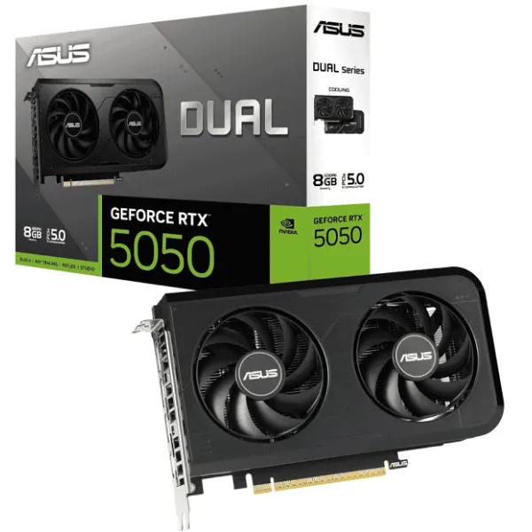 ASUS DUAL GeForce RTX 5050 8GB GDDR6 OC Edition