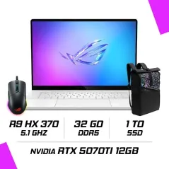 Asus ROG Zephyrus G14 (2025) - GA403 (AMD Ryzen™ AI 9 HX 370/32Go/1To SSD/RTX™ 5070 TI/14''/3K/OLED) - 90NR0M54-M007X0