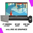 MSI MODERN 15 H C13M-297MA Intel i7-13620H/16GB DDR4/512GB SSD/15.6" FHD IPS/Win11 - Noir Classic + BAG + Souris