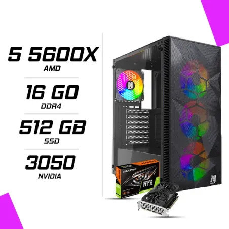 PC Gamer AMD Ryzen 5 5600X RTX 3050 6G