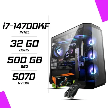 PC Gamer Intel i7-14700KF RTX 5070 12G