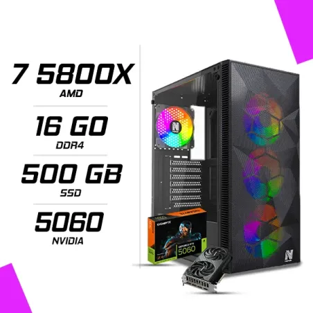 PC Gamer AMD Ryzen 7 5800X RTX 5060 8G