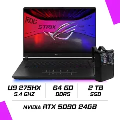 ASUS ROG Strix SCAR 16 (2025) - G635LW (INTEL CORE ULTRA 9 275HX/64Go/2To SSD/RTX™ 5090/16''/WQXGA/240Hz) - 90NR0L81-M003Z0