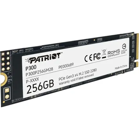 PATRIOT P300 256GB M.2 PCIE NVME SSD