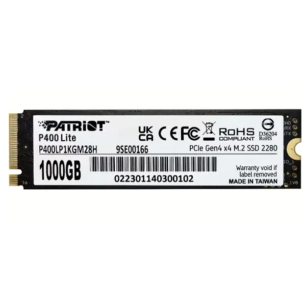 PATRIOT P400 LITE 1TB SSD M.2 PCIe Gen 4x4