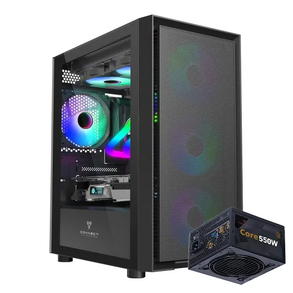 CONNECT AIRBOOST ARGB + PSU 550W