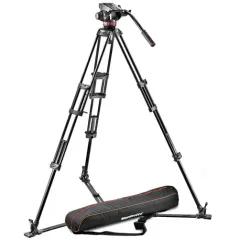 MANFROTTO 502A TÊTE VIDÉO TRÉPIED 546GB ET ENSEMBLE SAC DE TRANSPORT