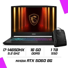 MSI KATANA 15 HX B14WFK-451MA Intel i7-14650HX/16GB DDR5/1TB SSD/RTX 5060 8GB/15.6″ 165Hz/Win11