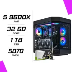PC Gamer AMD Ryzen 5 9600X RTX 5070 12G
