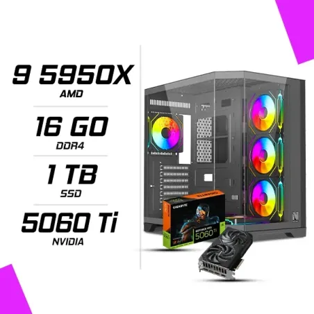 PC Gamer AMD Ryzen 9 5950X RTX 5060 Ti 8G