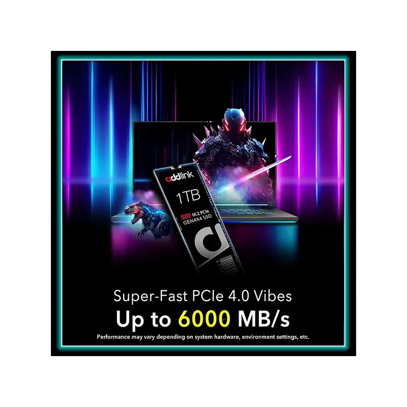 ADDLINK S85 1TB SSD M.2 PCle Gen4X4 | ad1TBS85M2P