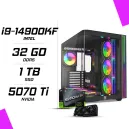 PC Gamer Intel i9-14900KF MSI RTX 5070 Ti 16G