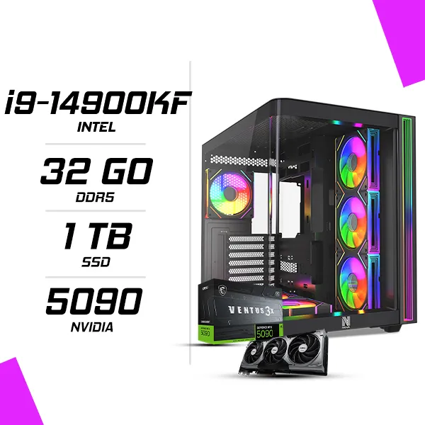 PC Gamer Intel i9-14900KF MSI RTX 5090 32G