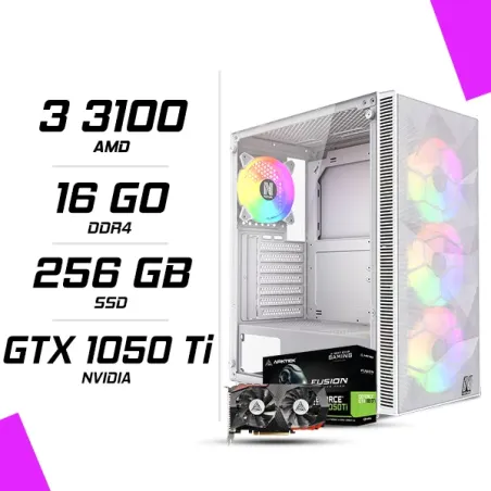 PC Gamer AMD Ryzen 3 3100 GTX 1050 Ti 4GB