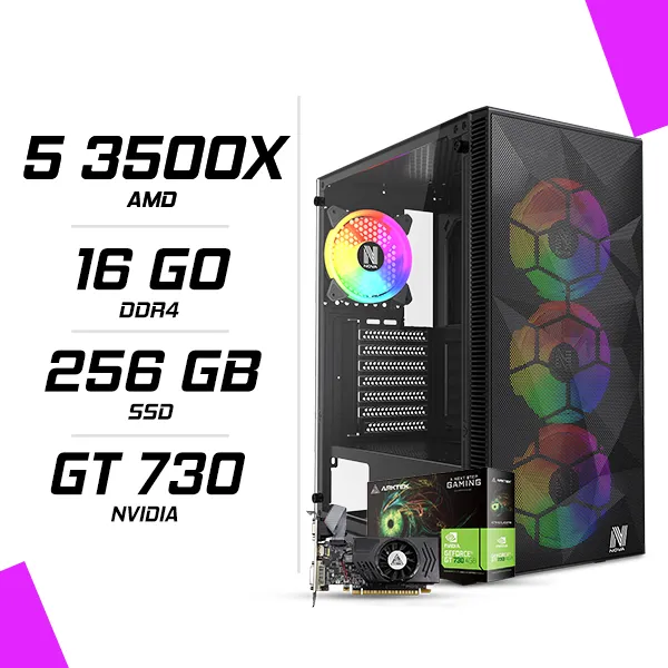 PC Gamer AMD Ryzen 5 3500X GT730 4GB