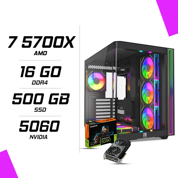 PC Gamer AMD Ryzen 7 5700X RTX 5060 8G