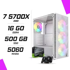 PC Gamer AMD Ryzen 7 5700X MSI RTX 5060 8G