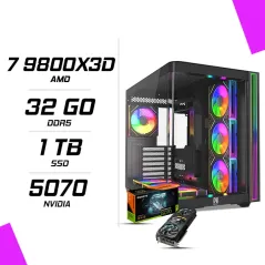 PC Gamer AMD Ryzen 7 9800X3D RTX 5070 12G