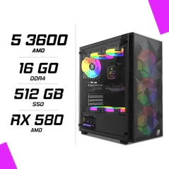 PC Gamer AMD Ryzen 5 3600 RX 580 8GB