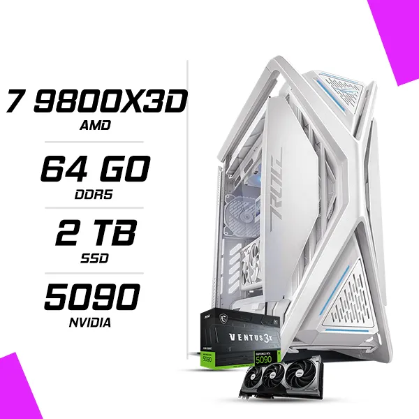 PC Gamer AMD Ryzen 7 9800X3D MSI RTX 5090 32G