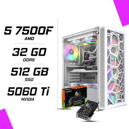 PC Gamer AMD Ryzen 5 7500F RTX 5060 Ti 8G