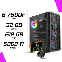 PC Gamer AMD Ryzen 5 7500F RTX 5060 Ti 8G