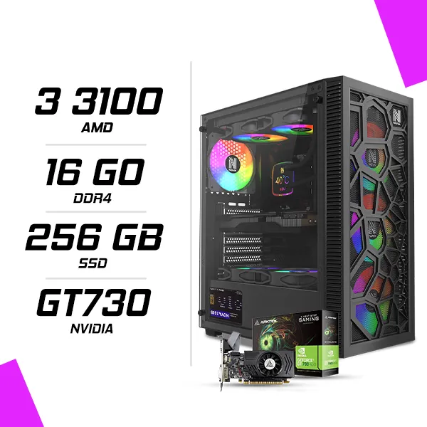 PC Gamer AMD Ryzen 3 3100 GT730 4GB