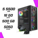 PC Gamer AMD Ryzen 5 5500 MSI RTX 5050 8G