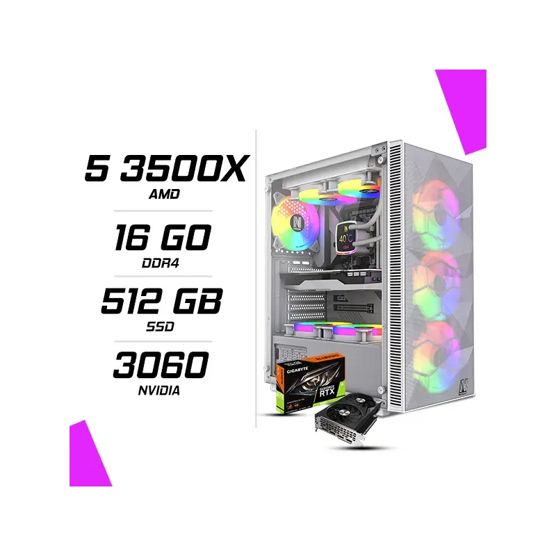 PC Gamer AMD Ryzen 3500X RTX 3060 12GB - Main Image