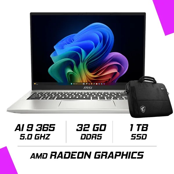 MSI PRESTIGE A16 AI+ A3HMG-209MA AMD Ryzen AI 9 365/32GB DDR5/1TB SSD/16” 165Hz QHD+/Win11