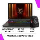 MSI VECTOR 16 HX AI A2XWIG-463MA Intel Ultra 9 275HX/16GB DDR5/1TB SSD/RTX 5070 Ti 12GB/16" (240Hz) QHD+/Win11 MSI VECTOR 16 HX AI A2XWIG-463MA Intel Ultra 9 275HX/16GB DDR5/1TB SSD/RTX 5070 Ti 12GB/16" (240Hz) QHD+/Win11