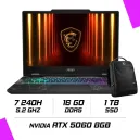 MSI CYBORG 15 B2RWEKG-095MA Intel Core 7 240H/16GB DDR5/1TB SSD/RTX 5060 8GB/15.6" 144Hz/Win11