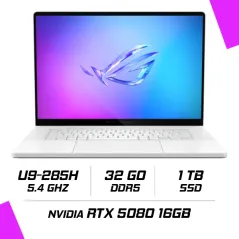 ASUS ROG ZEPHYRUS G16 GU605CW-QR182W Intel Ultra 9-285H/32GB DDR5/1TB SSD/RTX 5080 16GB/16" 240Hz WQXGA/Win11