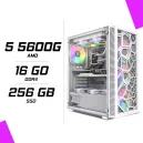 PC Gamer AMD Ryzen 5 5600G Blanc